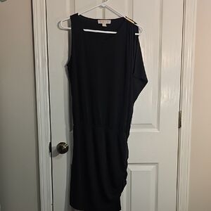 MICHAEL Michael Kors Elegant Black One Shoulder Dress